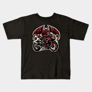 Sport Bike - Speed Demon Kids T-Shirt